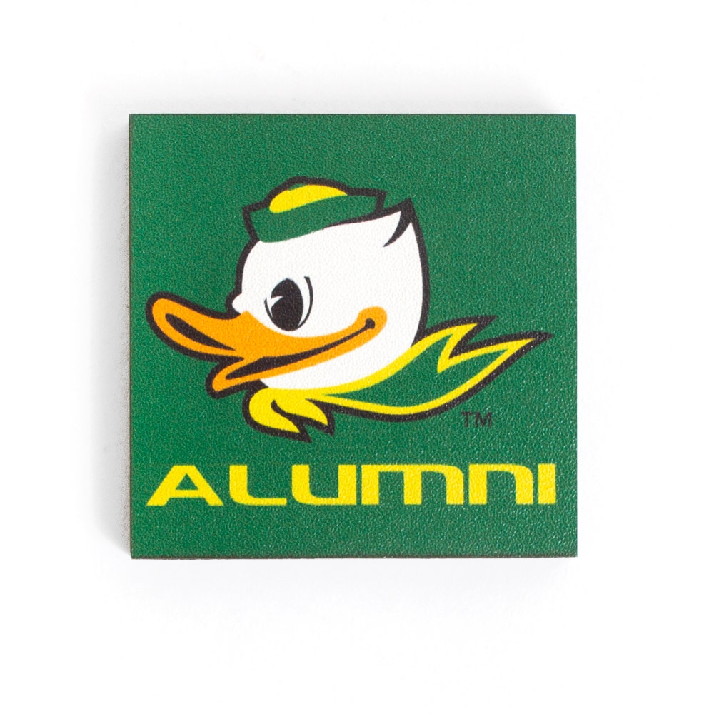 Fighting Duck, Neil, Green, Magnets, Wood, Gifts, Recycled, Full Color, Alumni, 588718